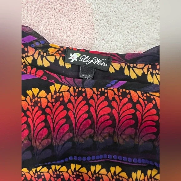 ✨Y2K✨Colorful Patterned Women's Top - Picture 3 of 3